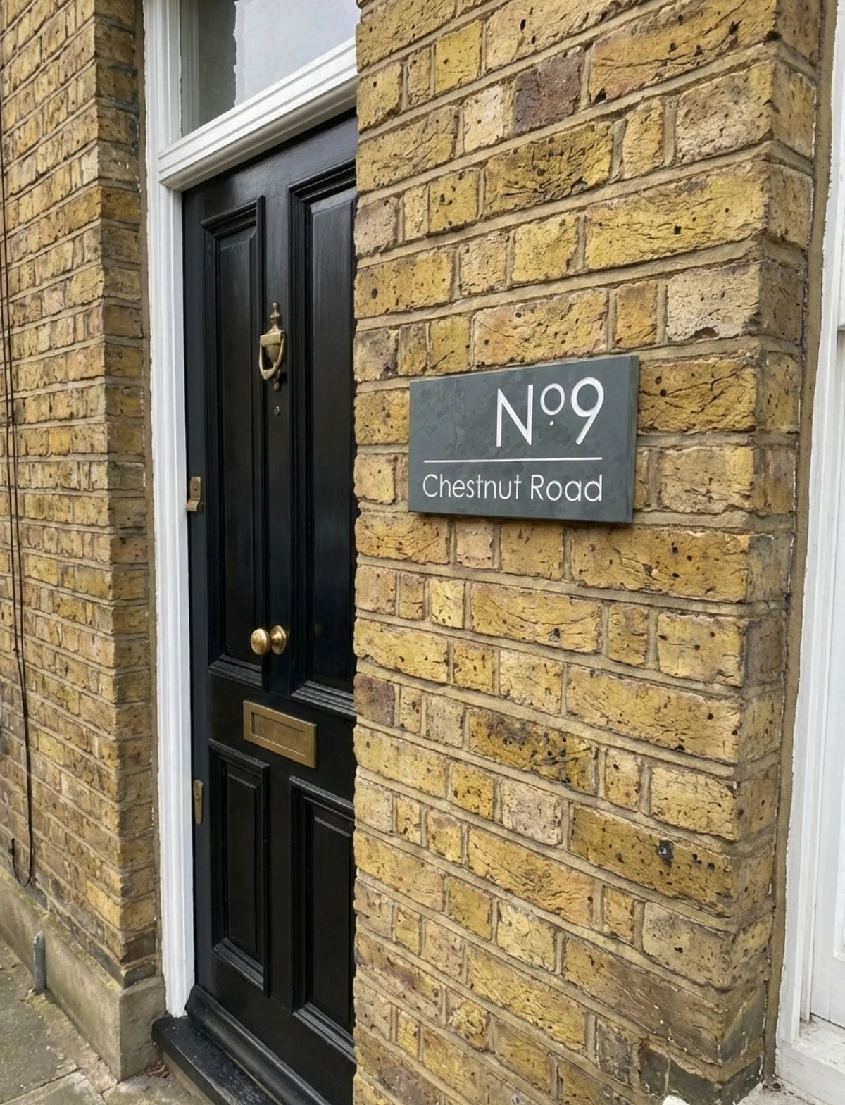 Contemporary Slate House Sign