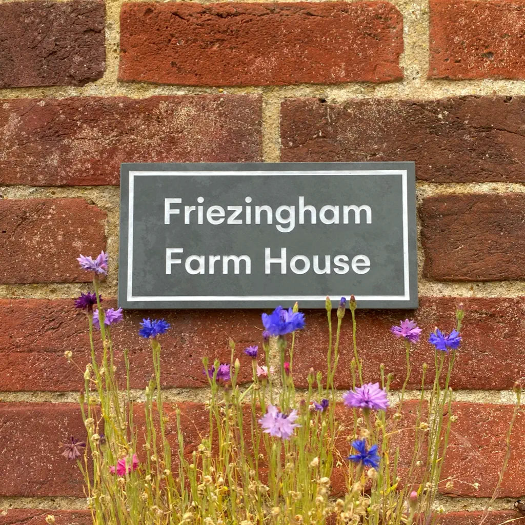How to install your house sign