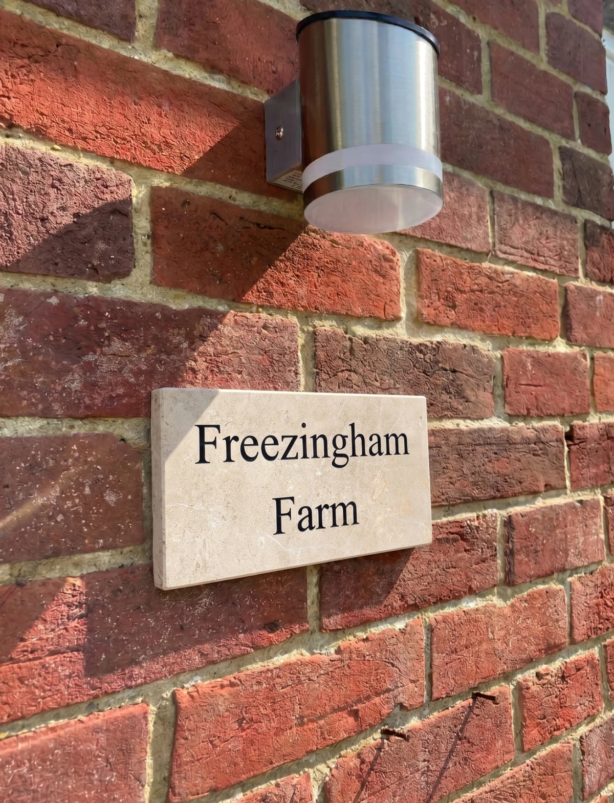 Limestone House Name Sign