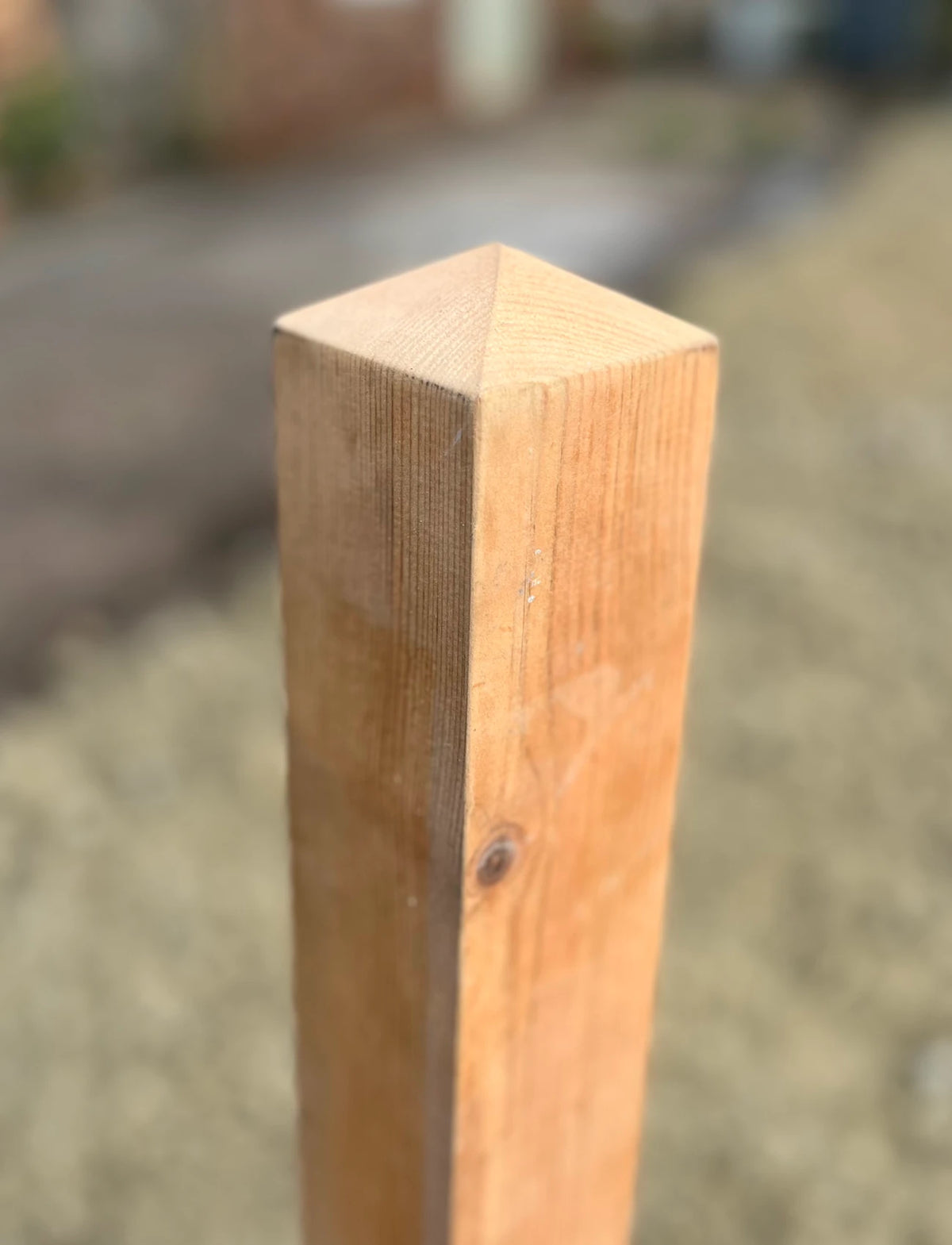 Rustic Oak Posts | Pair