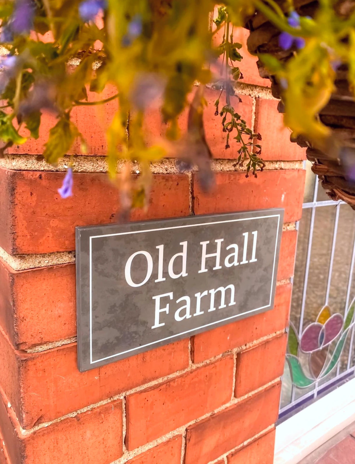 Slate House Name Sign