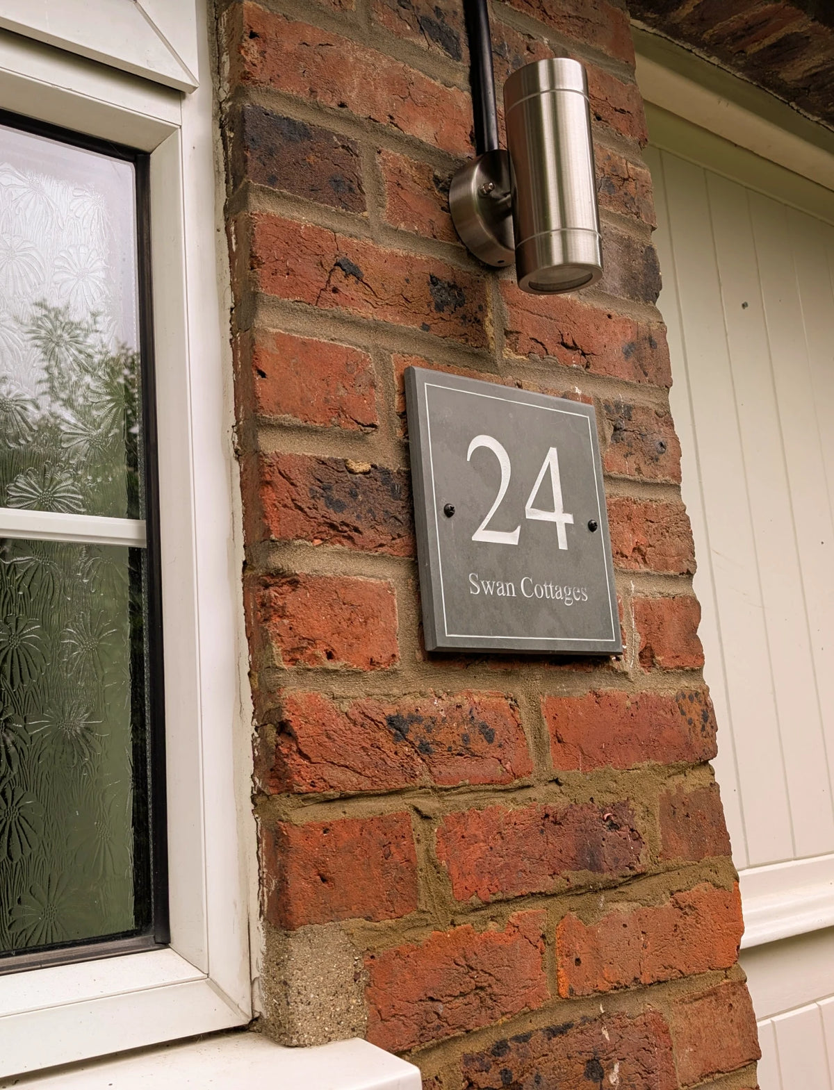 Square Slate House Sign
