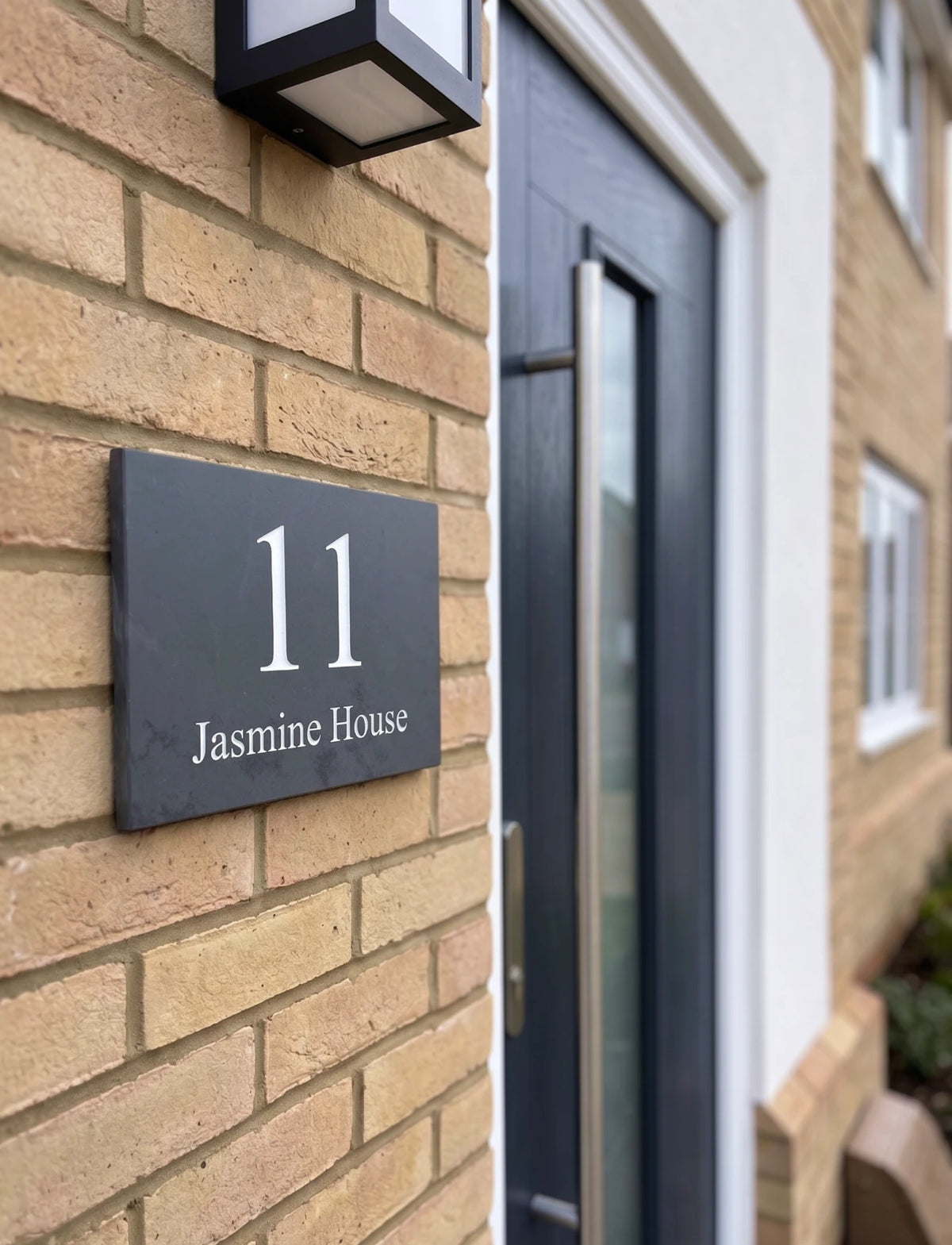 Wide Slate House Sign