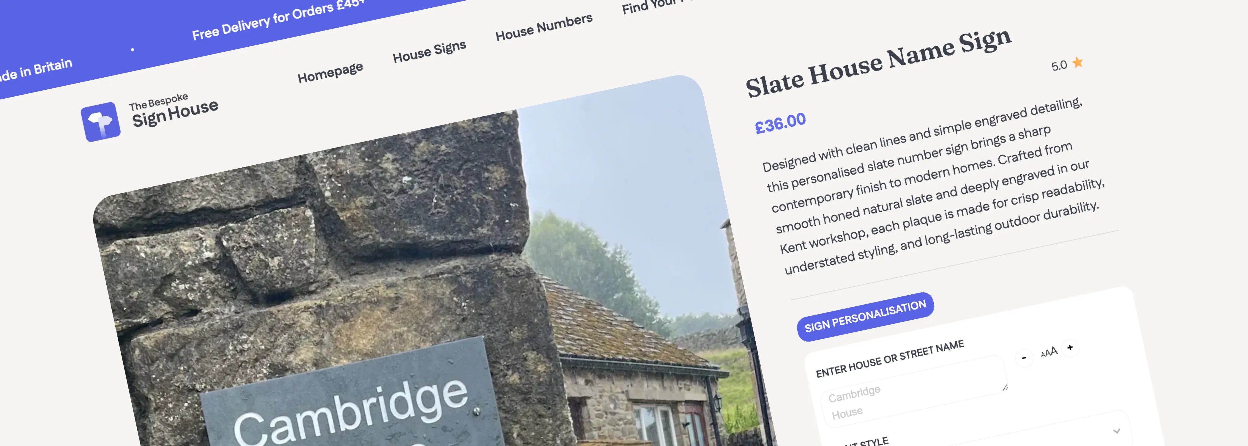 How to Personalise a House Sign Online