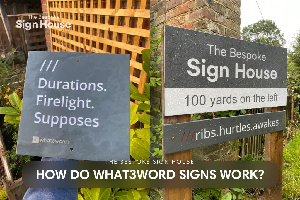 How Do what3words Location Signs Work | Bespoke Sign House