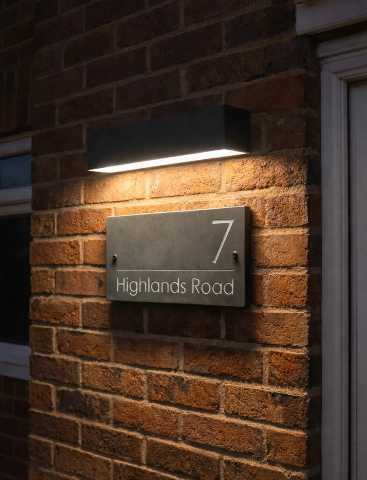 Contemporary Slate House Sign
