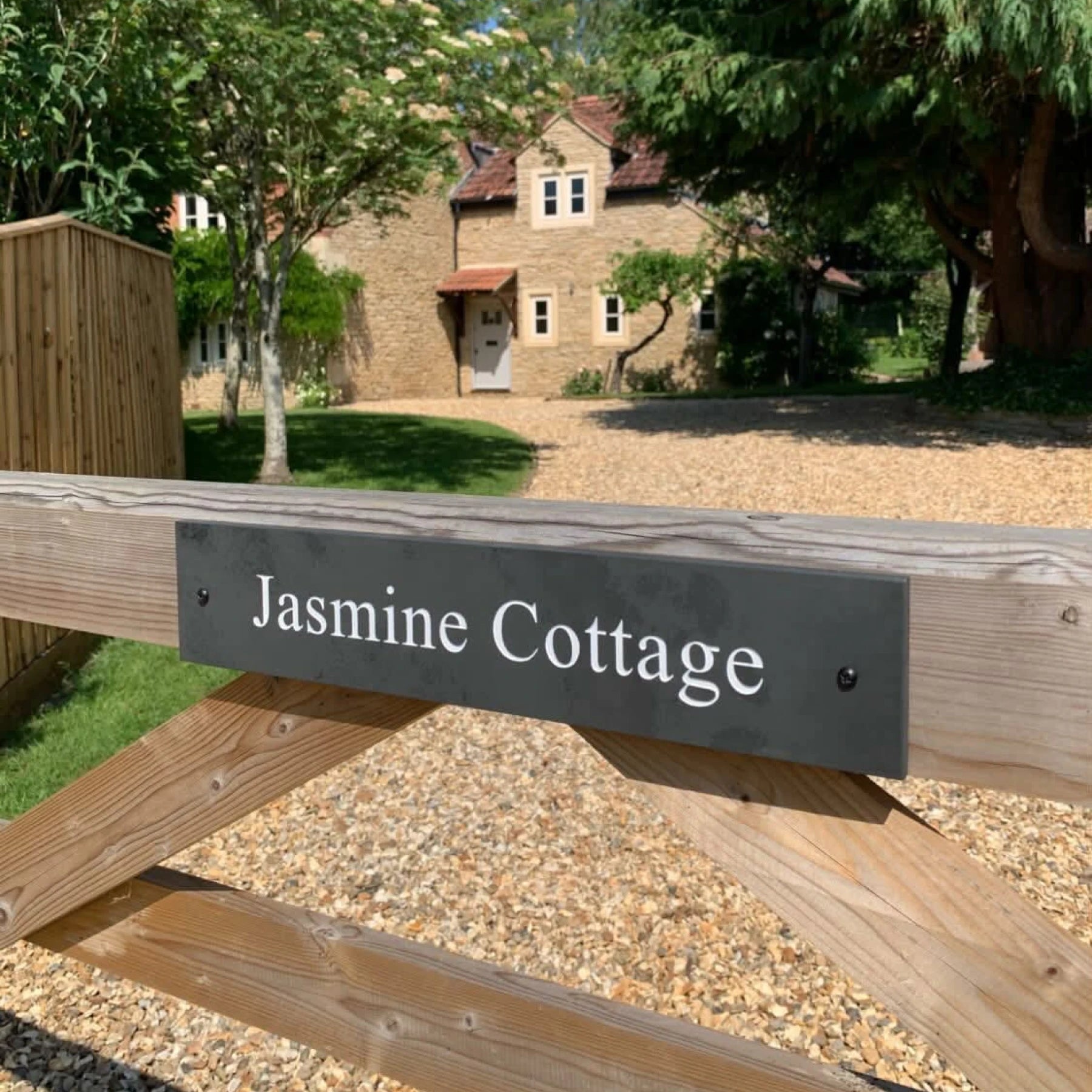 Long Slate House Sign
