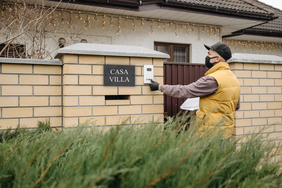 Having a slate house sign helps delivery drivers, family and friends find your home easily