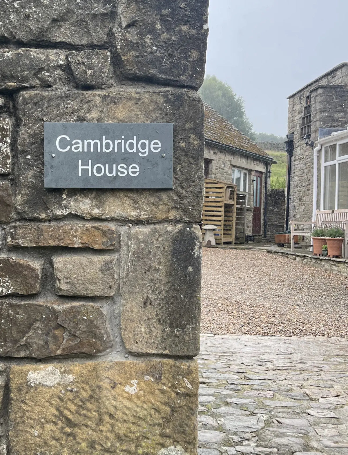 Slate House Name Sign