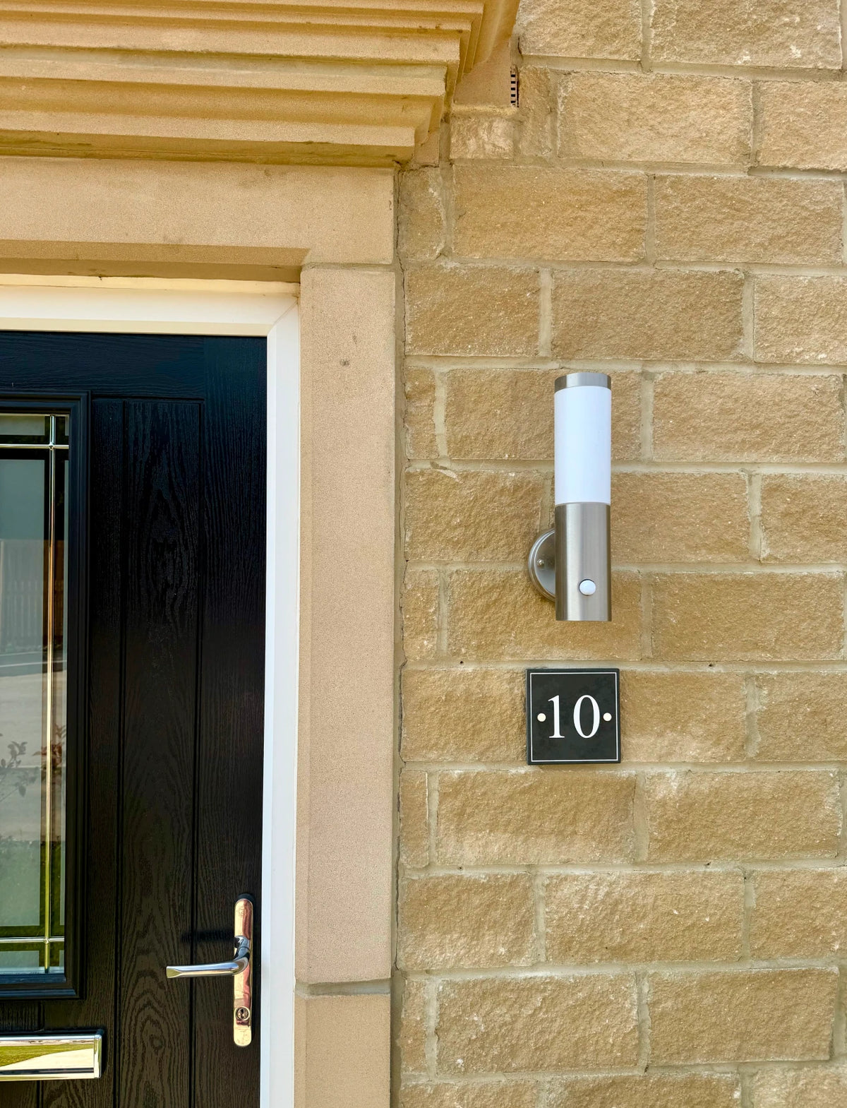 Square Slate House Number Sign