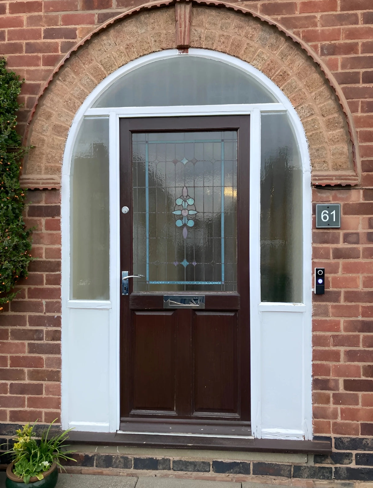 Square Slate House Number Sign