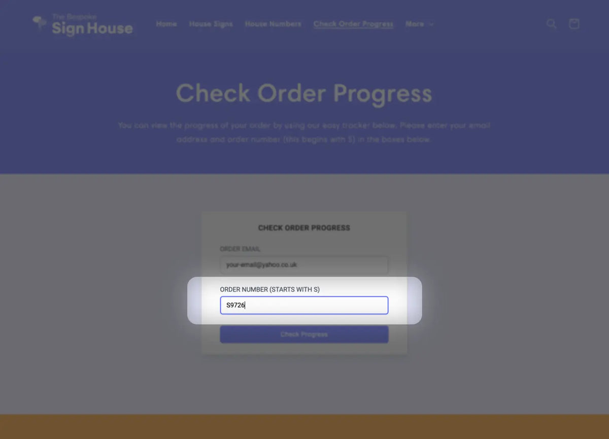 Order Numbers Sign How To Track Your Sign Order | The Bespoke Sign House