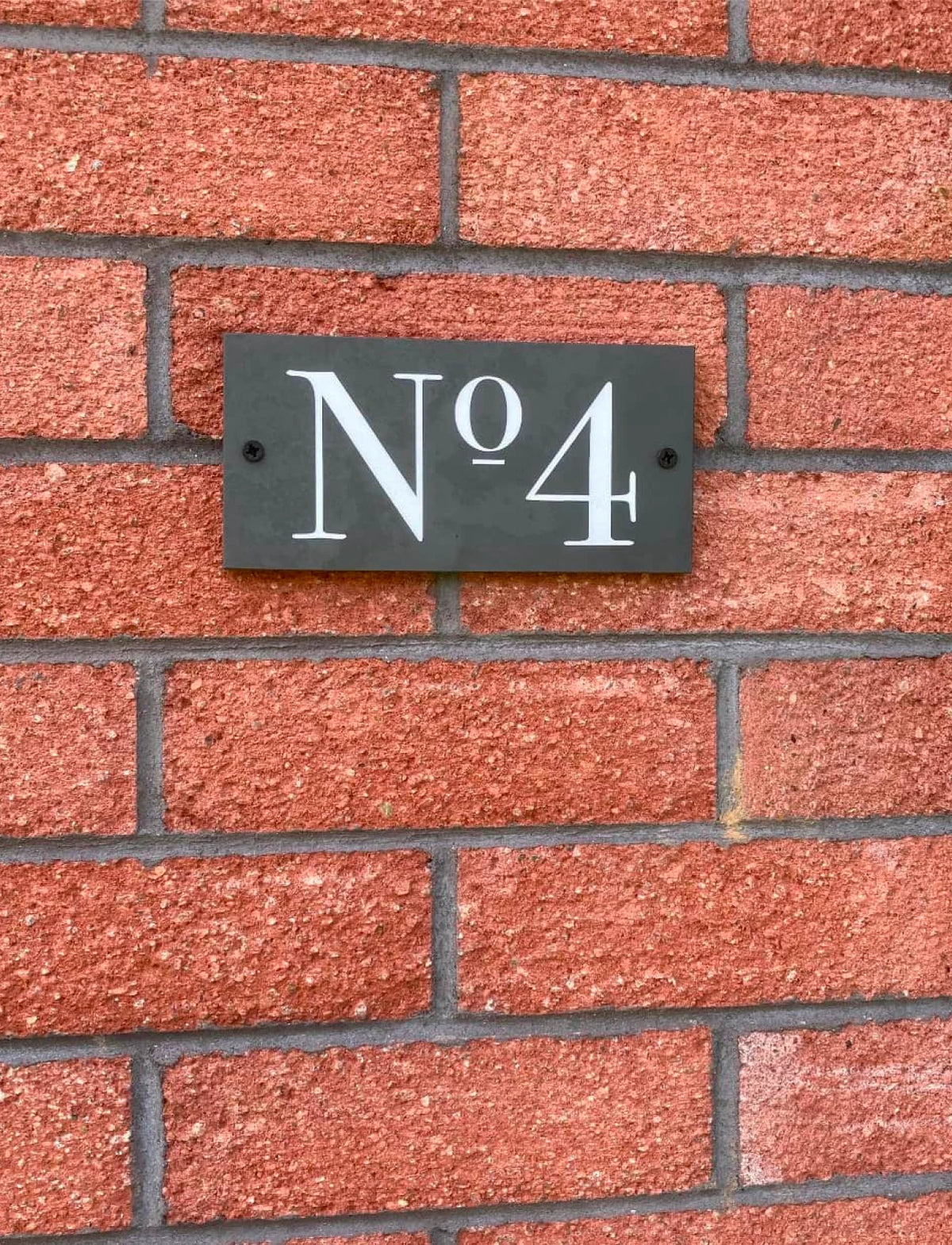 Vintage Slate House Number Sign