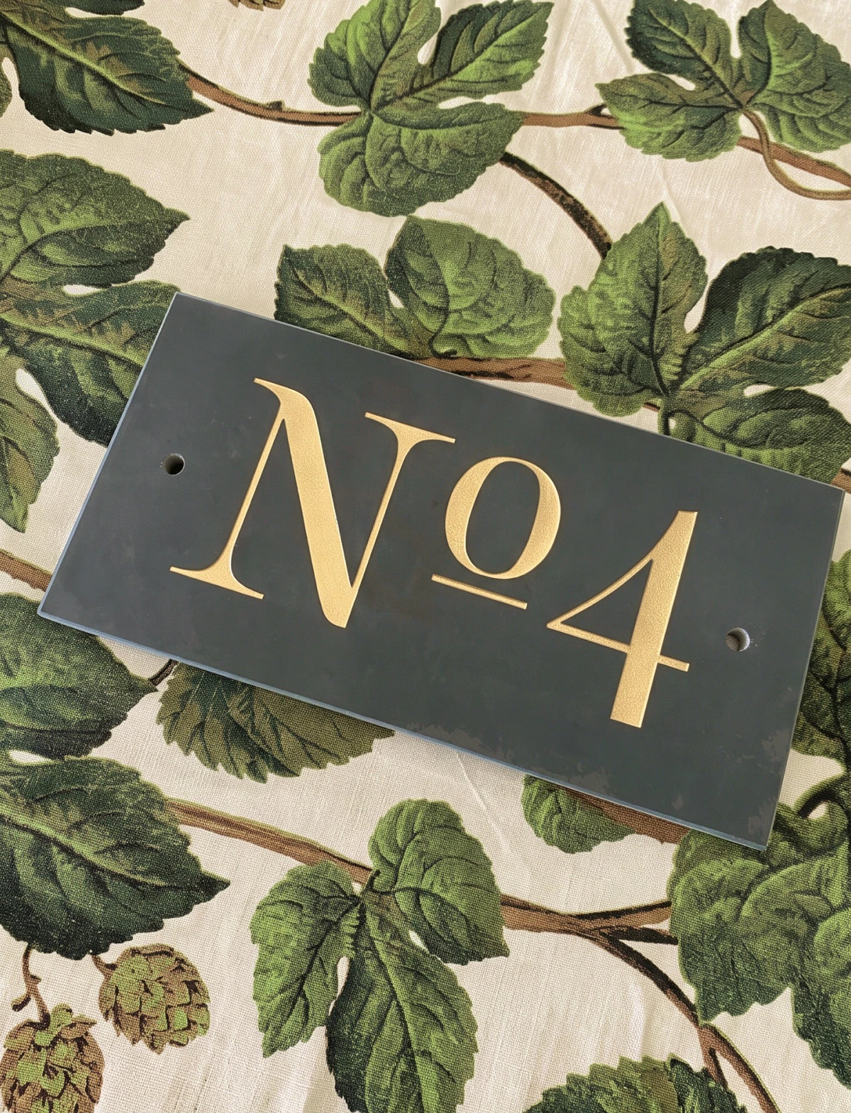 Vintage Slate House Number Sign