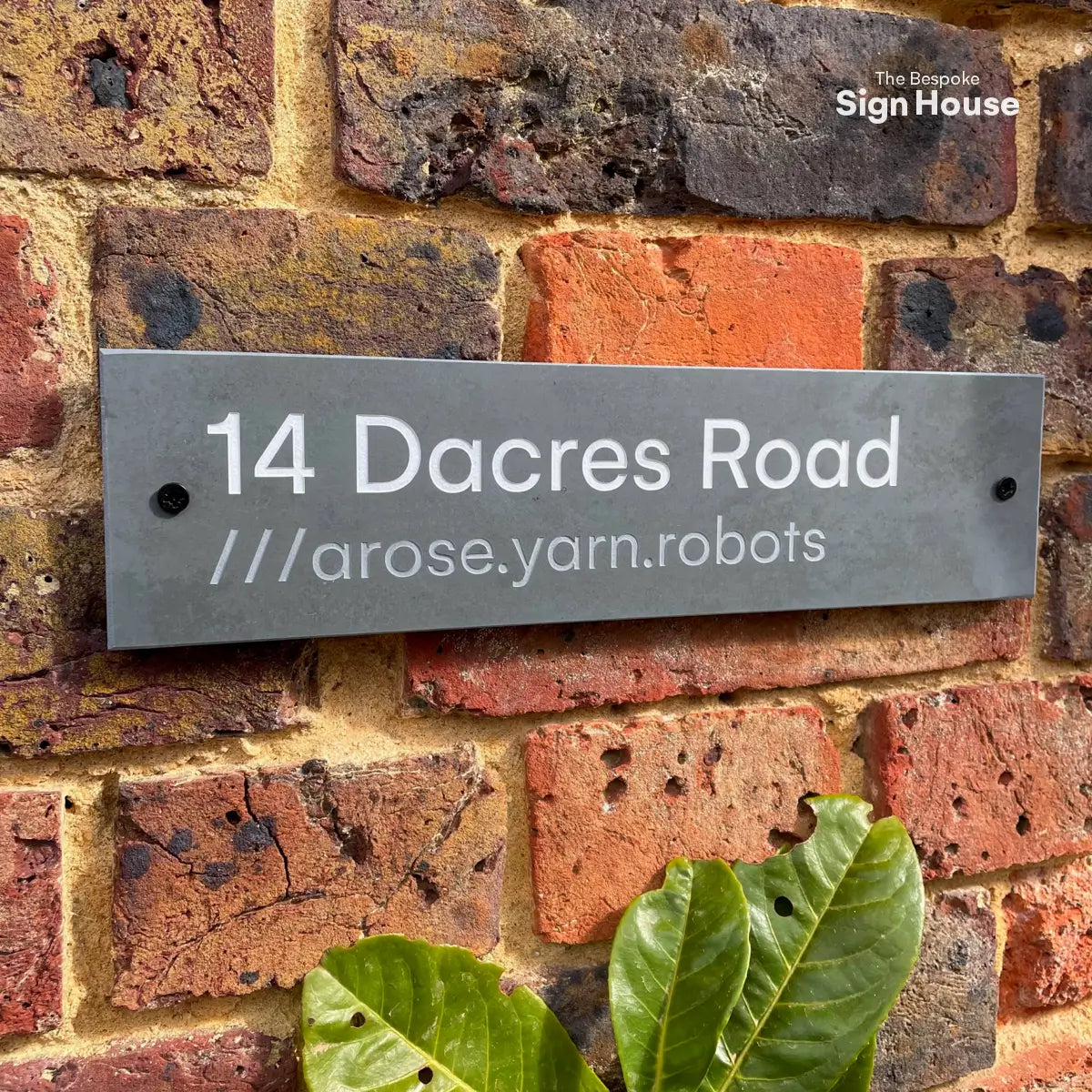 what3words location and address sign