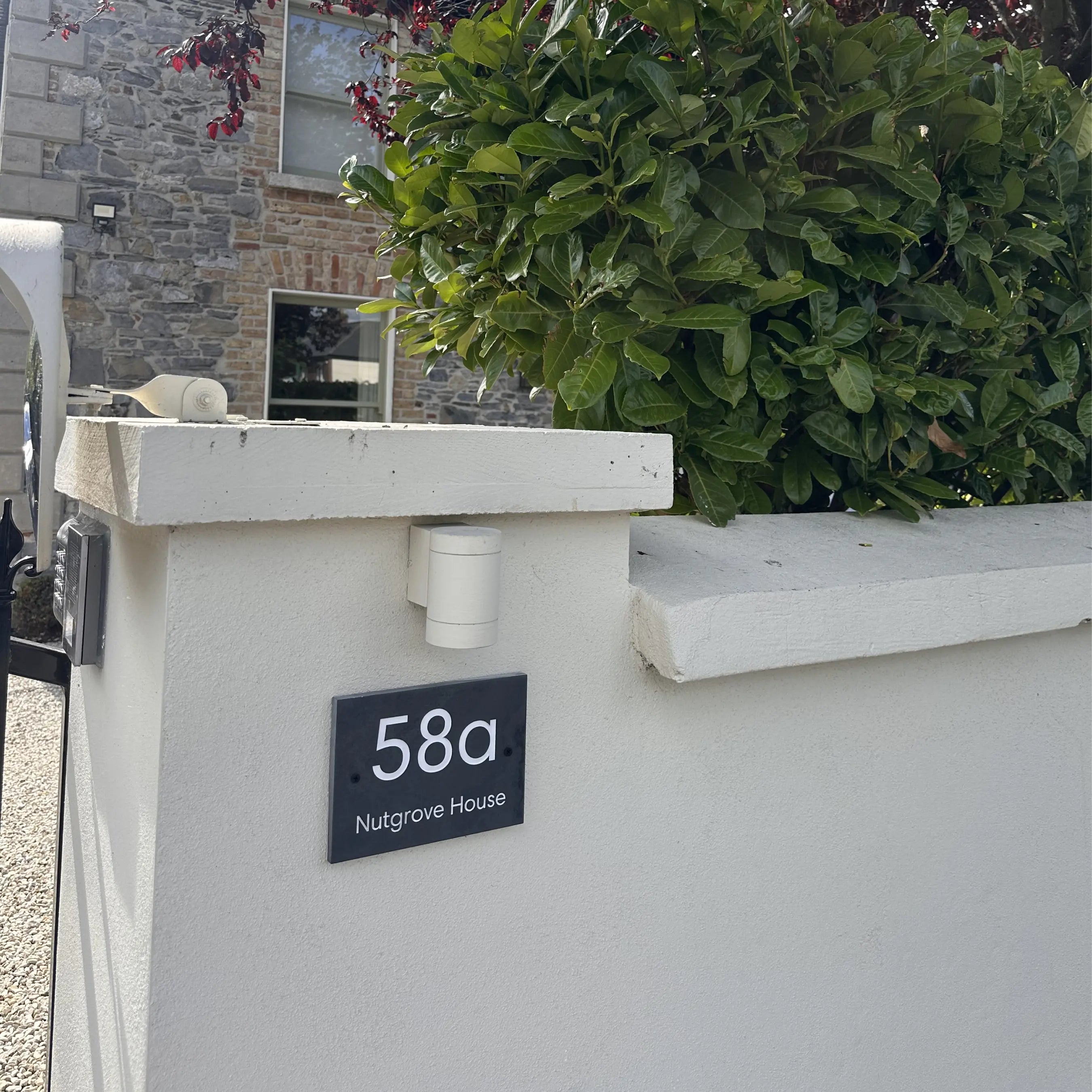 Wide Slate House Sign