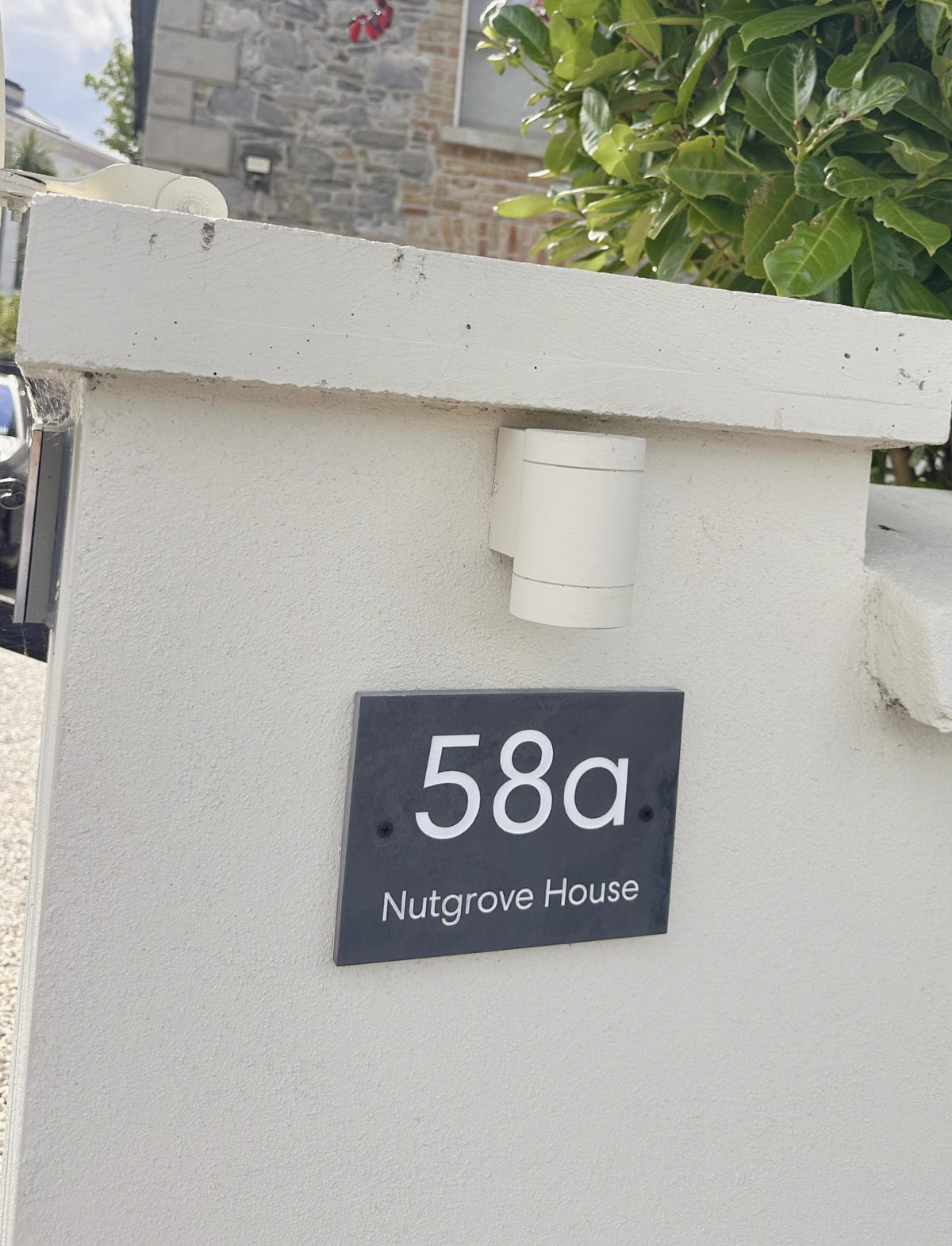 Wide Slate House Sign